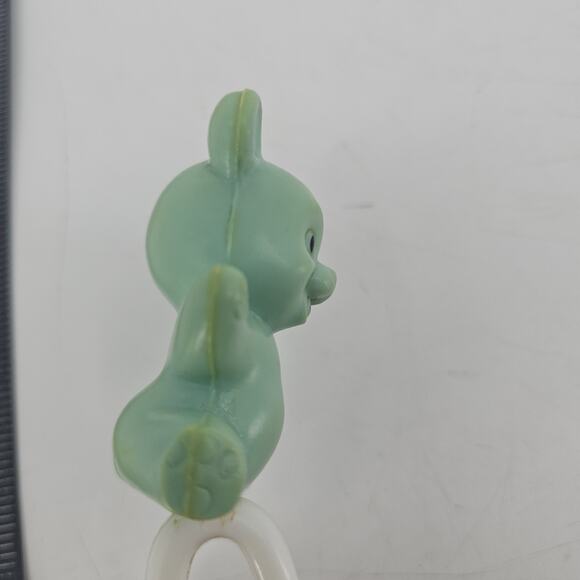 Antique Vintage Celluloid Teddy Bear Baby Rattle Children's Teething Toy Rare - Picture 5 of 7